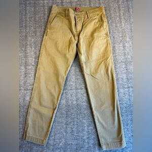 MEN'S LEVI'S XX CHINO STANDARD TAPER LEG DARK TAN KHAKI PANTS 30 x 30